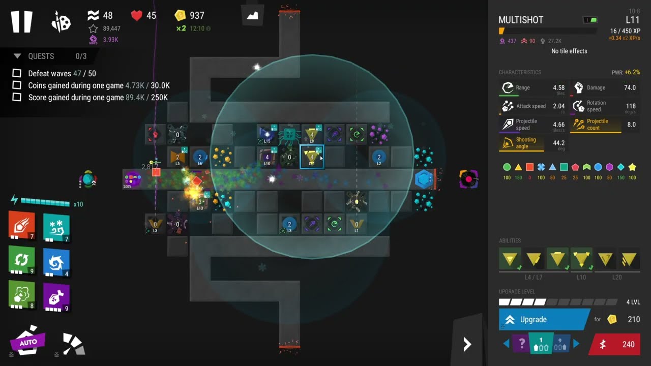 Infinitode 2 - Let's Play - level 6.4- 3 star