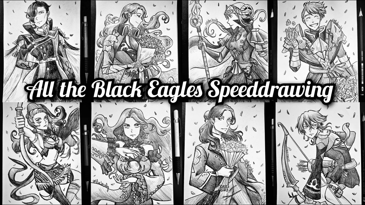 Fire Emblem~All my Black Eagles Speed Drawing
