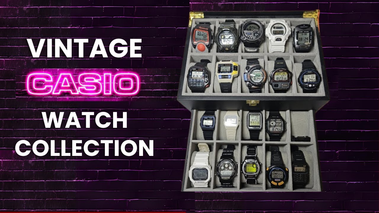 My Collection of Unique CASIO Watches: Nostalgia from the 80s & 90s!