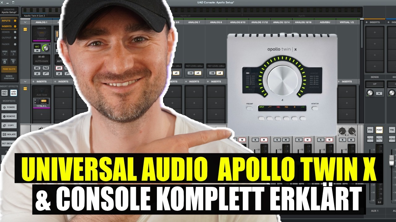 Universal Audio Apollo Twin X & UAD Console komplett einrichten in 20 Minuten (2025)