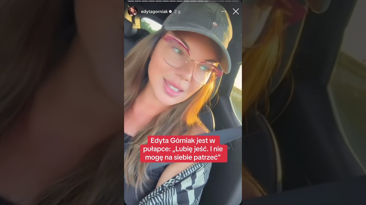 Edyta Górniak: Jestem gruba, lubię jeść i nie mogę na siebie patrzeć 