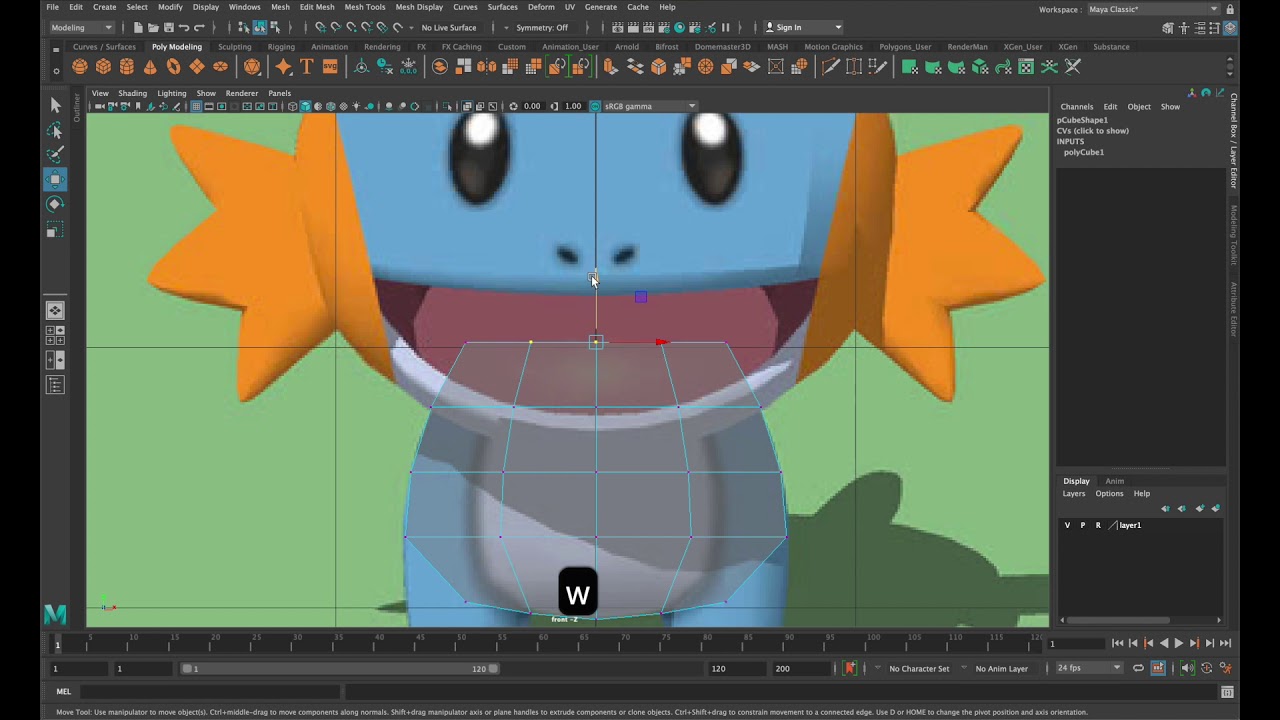 Mudkip Modeling Tutorial