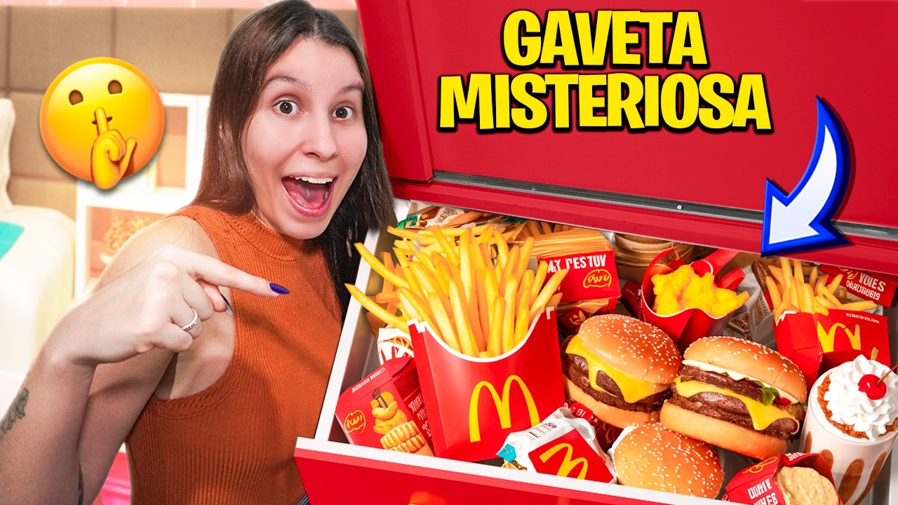 FIZ UMA GAVETA SECRETA DO MC DONALDS! - INCRÍVEL
