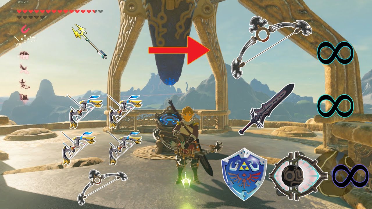 Zelda - Miniguida del glitch per clonare armi , scudi e archi. E drop dell'arma più potente.