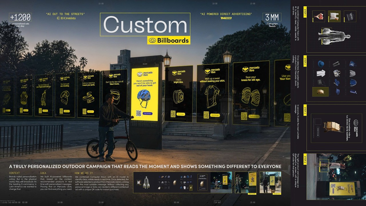 MERCADO LIBRE - CUSTOM BILLBOARDS (Case Study) | Campaign