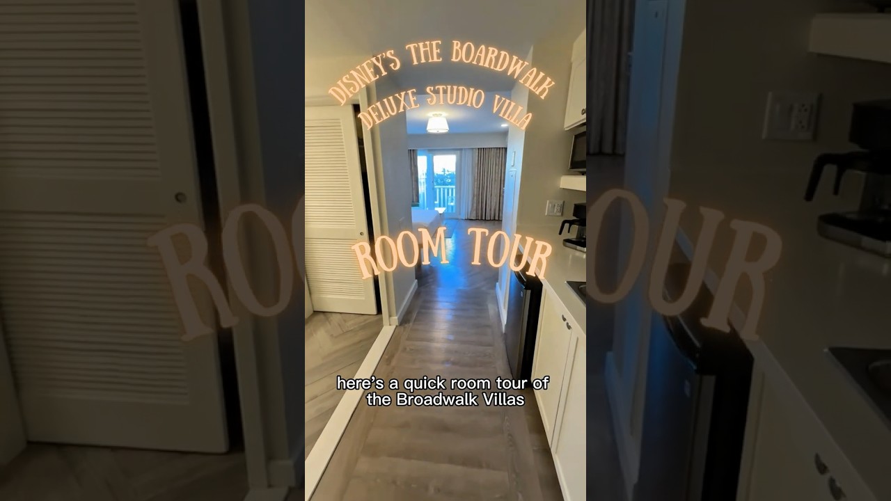 DISNEY'S THE BOARDWALK VILLAS - DELUXE STUDIO ROOM TOUR