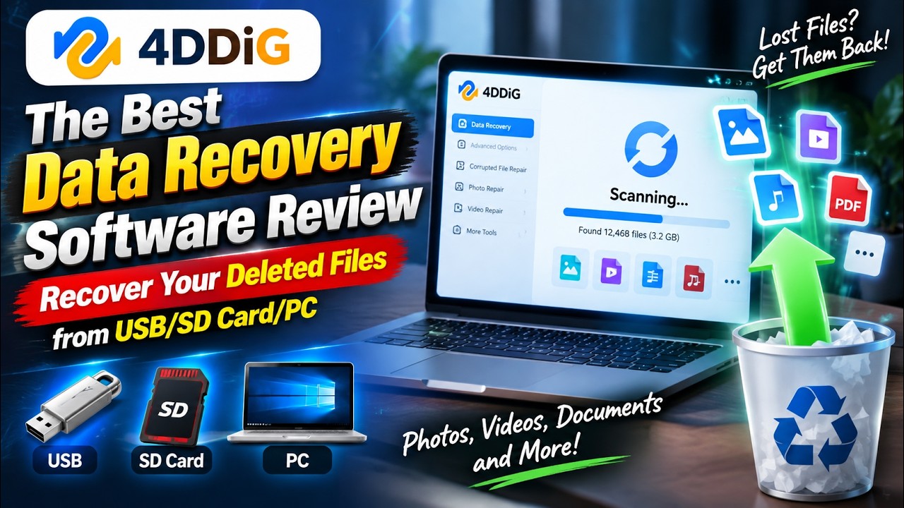 The Best Data Recovery Software Review | Recover Your Deleted Files from USB/SD Card/PC