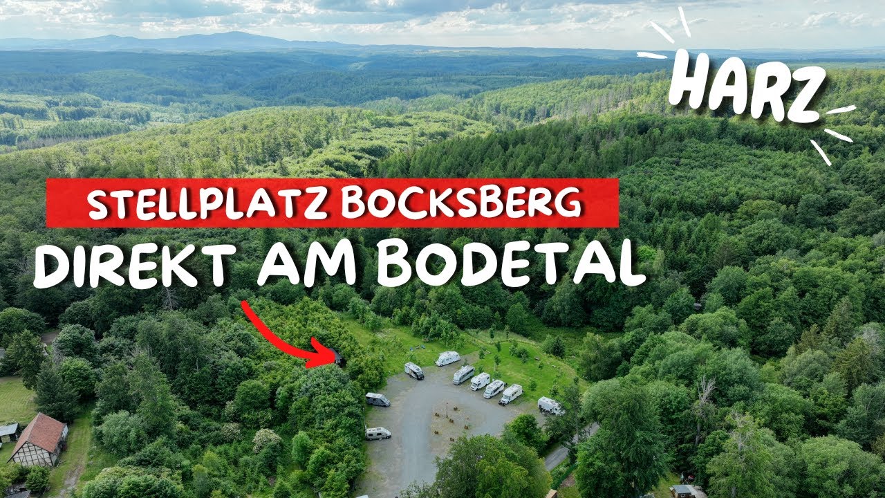 Camping im HARZ ✨Stellplatz Bocksberg Friedrichsbrunn bei Thale am Bodetal