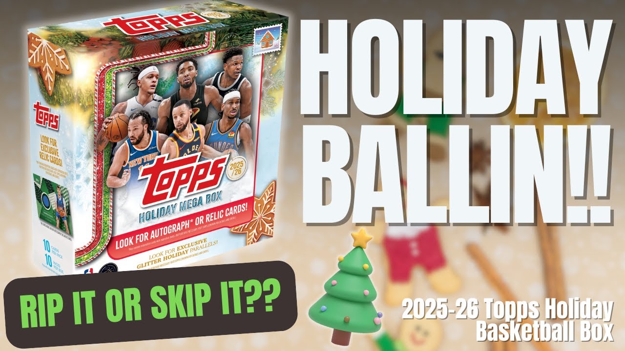 Праздничная баскетбольная коробка Topps 2025-26!! 🎁 Стоит ли её брать или пропускать? 🏀🔥