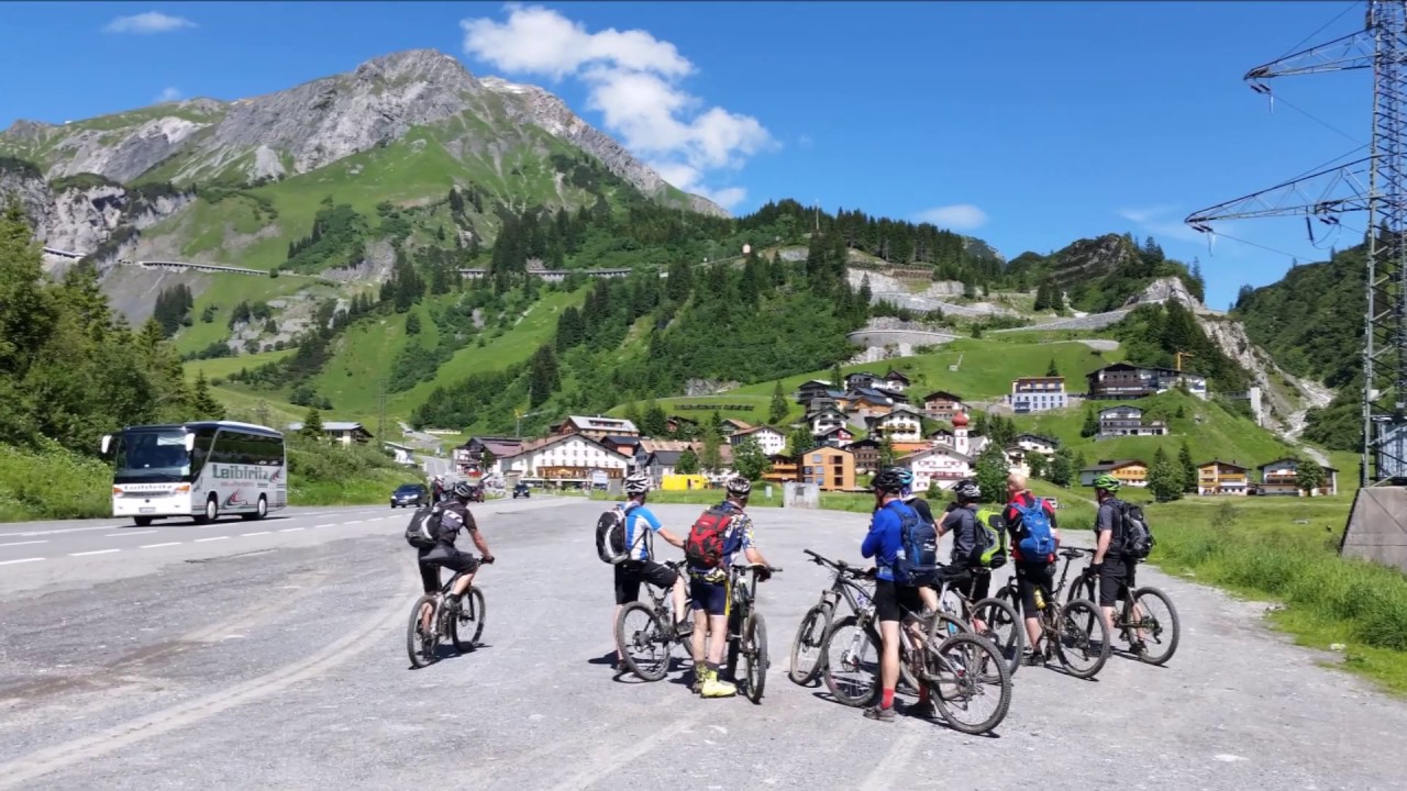 Transalp Tag 1/7, von Oberstdorf über den Schrofenpass nach Stuben