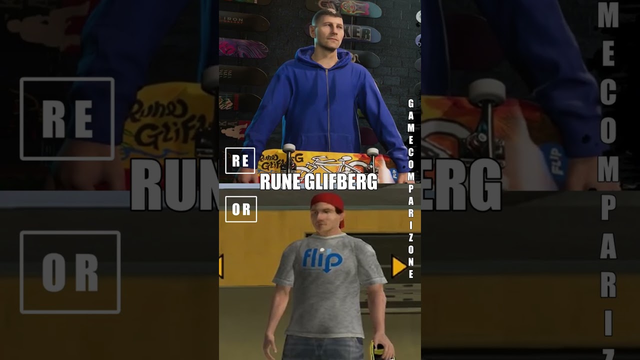 Tony Hawk's Pro Skater 4 REMAKE vs ORIGINAL characters