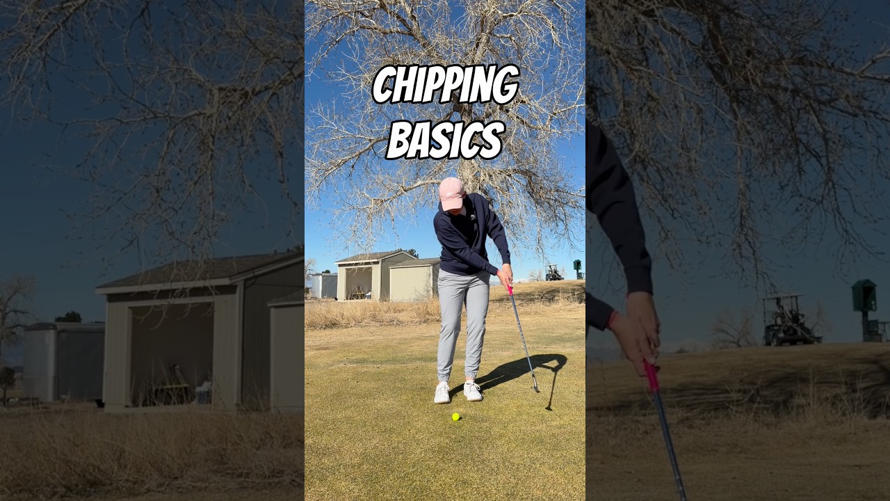 How to hit a Chip Shot. Basics of the set up and swing. #chipping #shortgame