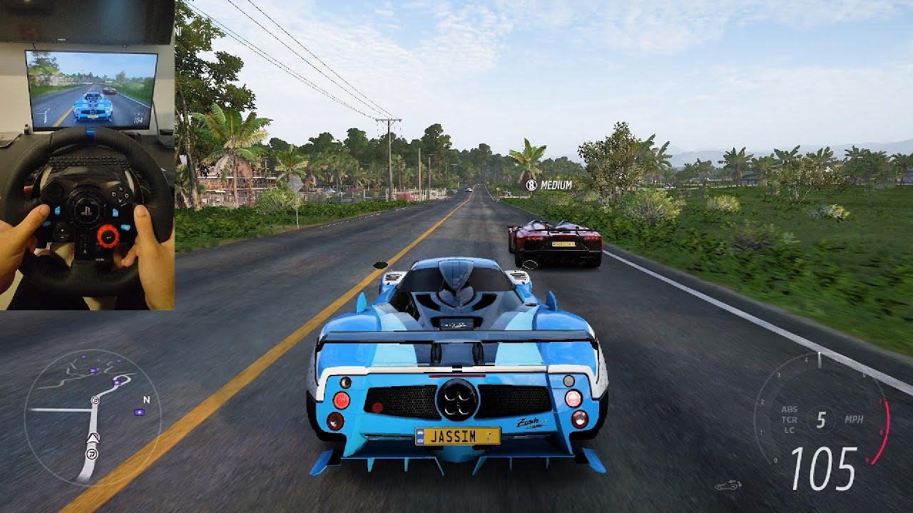 Super Car - Forza Horizon 5 | Logitech G923 Steering Wheel