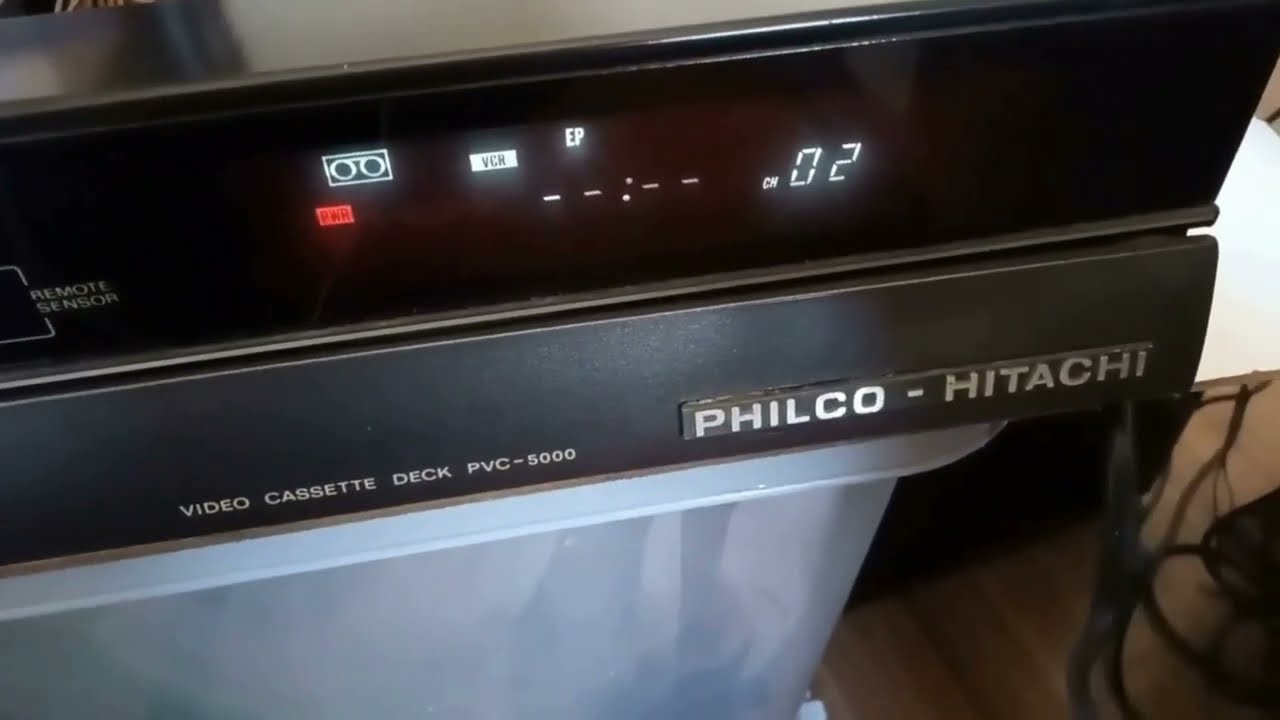VCR PHILCO HITACHI PVC 5000 - PARTE 1