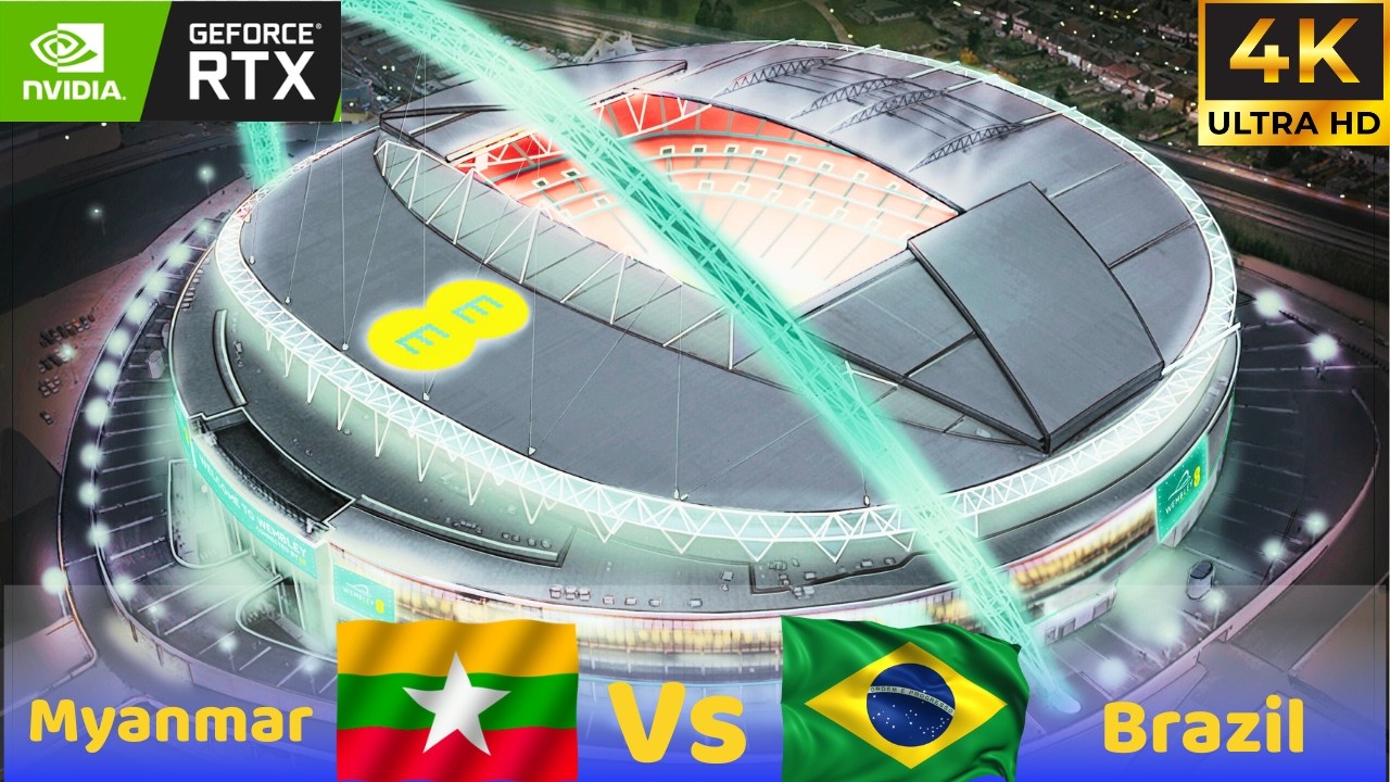 eFootball 2026 (PC) | Мьянма против Бразилии | Геймплей в 4K 60FPS HDR | Международный матч
