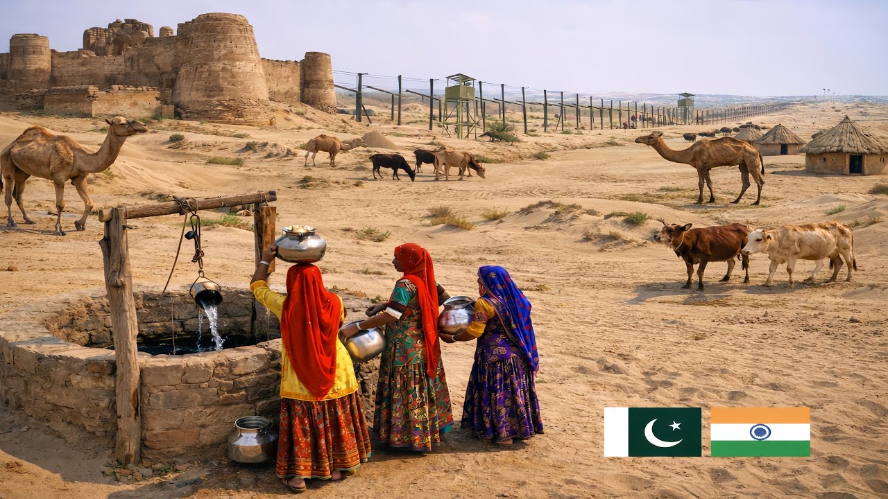 People living in Cholistan | Desert Village Life in Punjab |Near India Pak border zero line | Desert