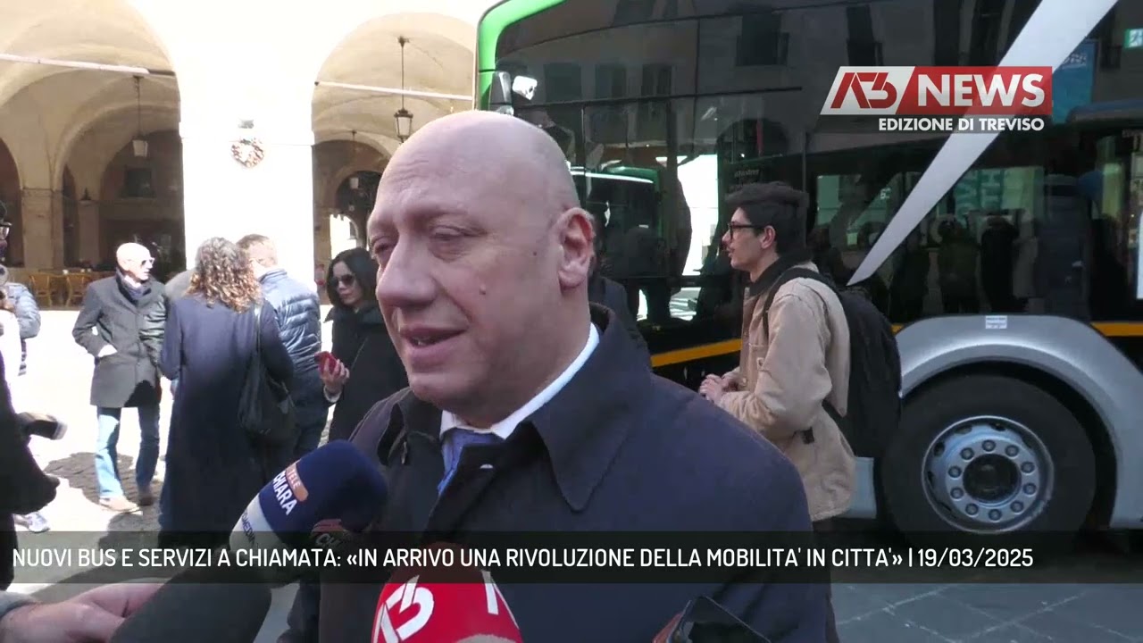 NUOVI BUS E SERVIZI A CHIAMATA: «IN ARRIVO UNA RIVOLUZIONE DELLA MOBILITA' IN CITTA'» | 19/03/2025