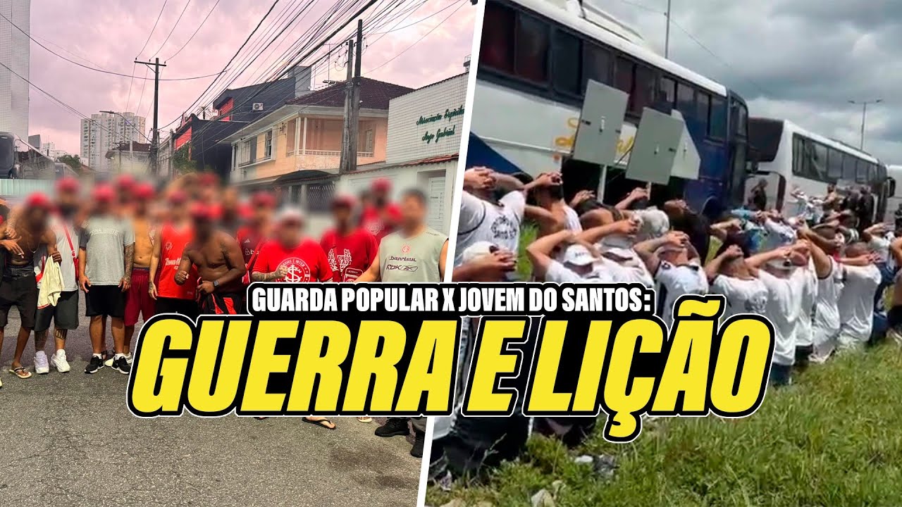 TORCIDA JOVEM DO SANTOS x GUARDA POPULAR DO INTER EM SANTA CATARINA