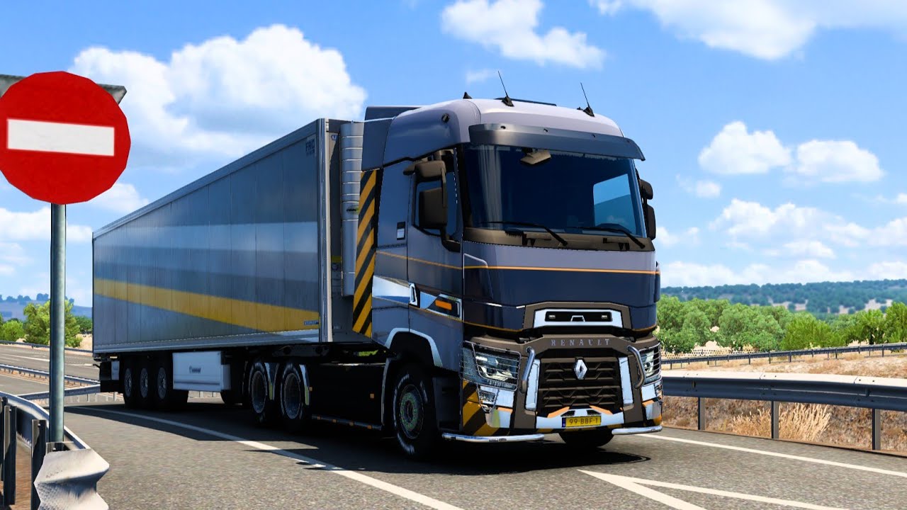 Fresh Herbs Transporting - Spain To Algeria🚦- New Renault Truck | Euro Truck Simulator 2