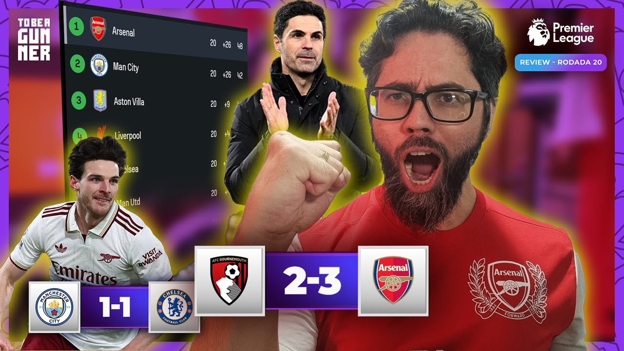 2º TURNO COMEÇOU PERFEITO!!! REVIEW 20ª rodada da PREMIER LEAGUE! | To Be a Gunner