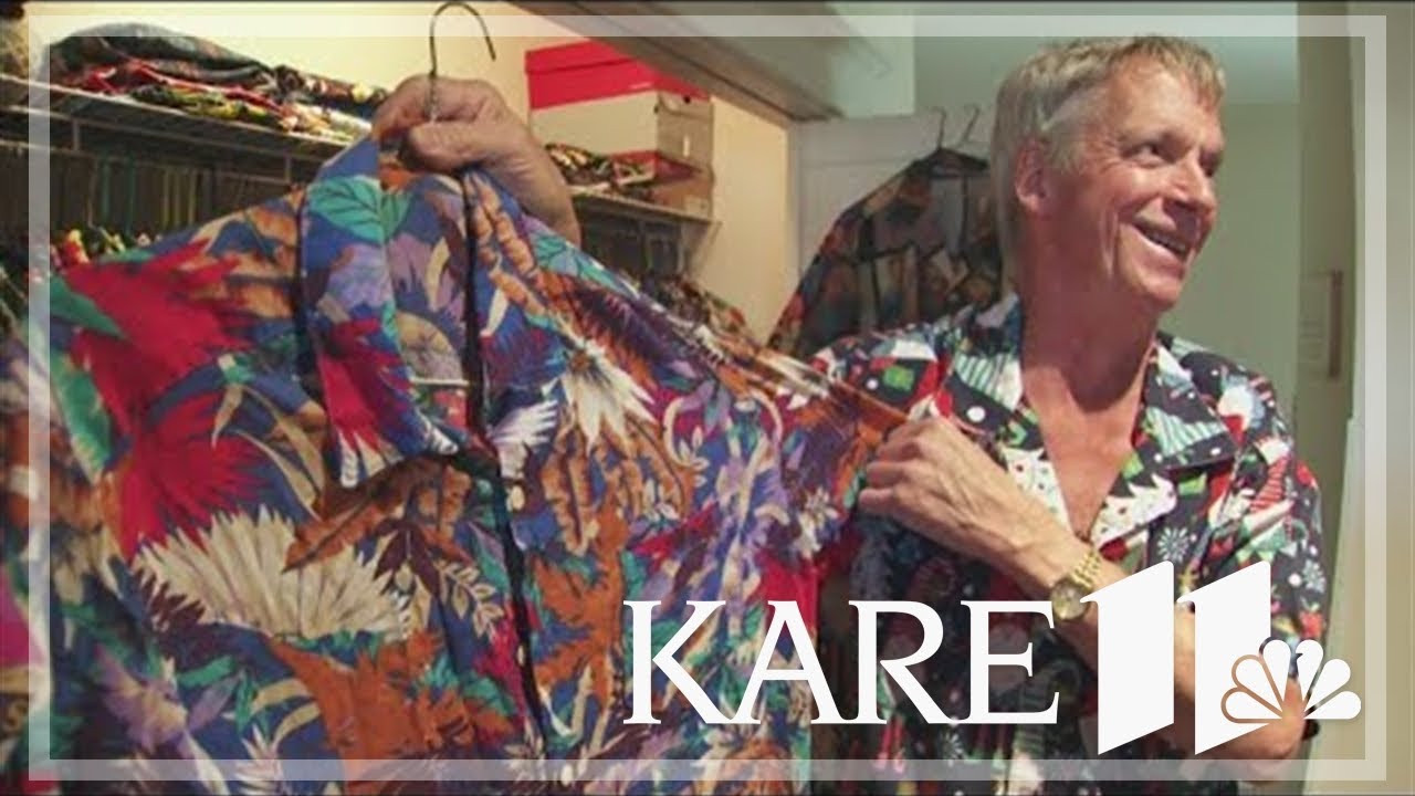Pine City man wears handmade themed shirts from his wife – and he has over 250 of them