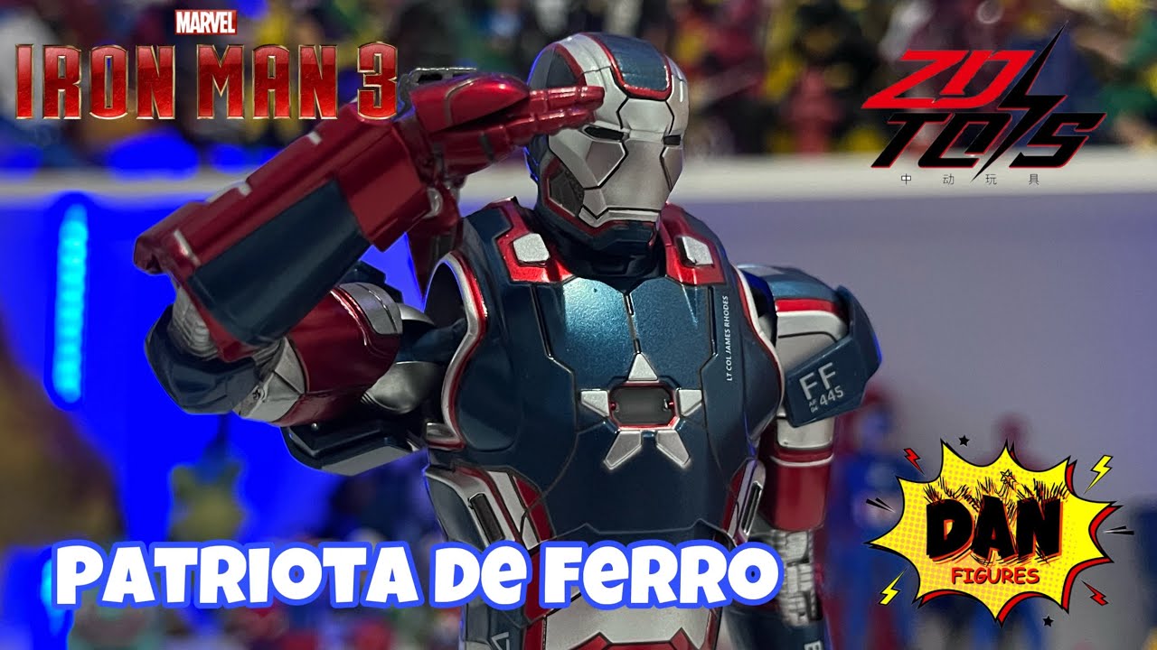 COMPREI NO ALIEXPRESS, COMPENSA? IRON PATRIOT - ZD TOYS - ACTION FIGURES - REVIEW 🇧🇷