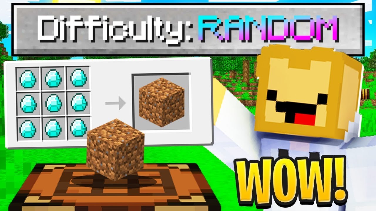 MINECRAFT, ale CRAFTINGI są RANDOMOWE!