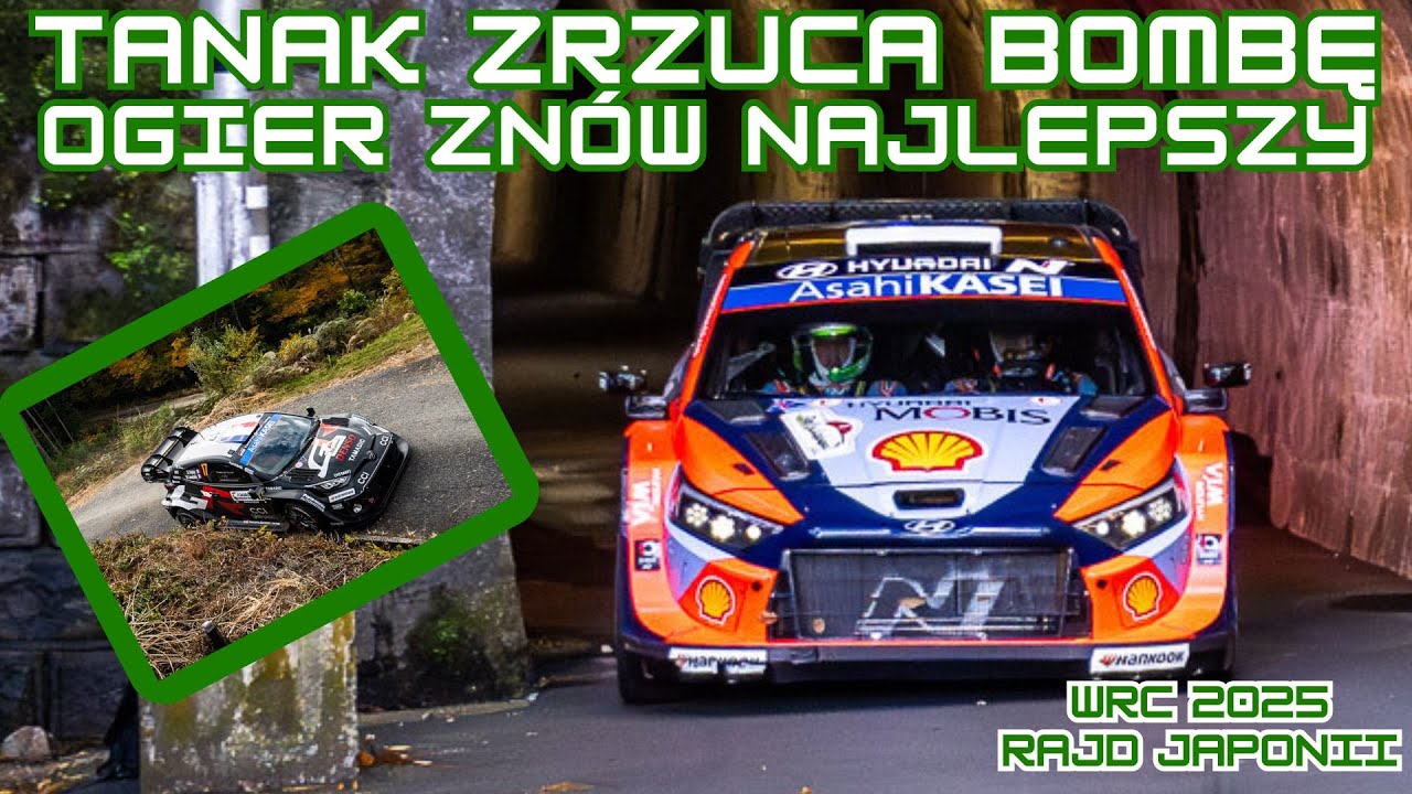 WRC 2025 - RAJD JAPONII - TANAK ODCHODZI, OGIER ZNOWU WYGRYWA, MISTRZA POZNAMY W ARABII SAUDYJSKIEJ