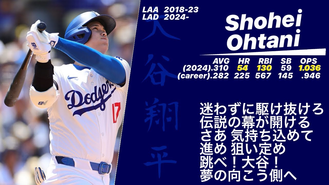 【MLB】全日本人メジャーリーガー応援歌メドレー/All Japanese MLB Players Cheering Song Medley
