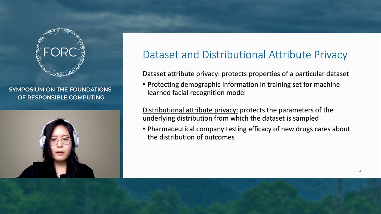 Attribute Privacy: Framework and Mechanisms (5min)