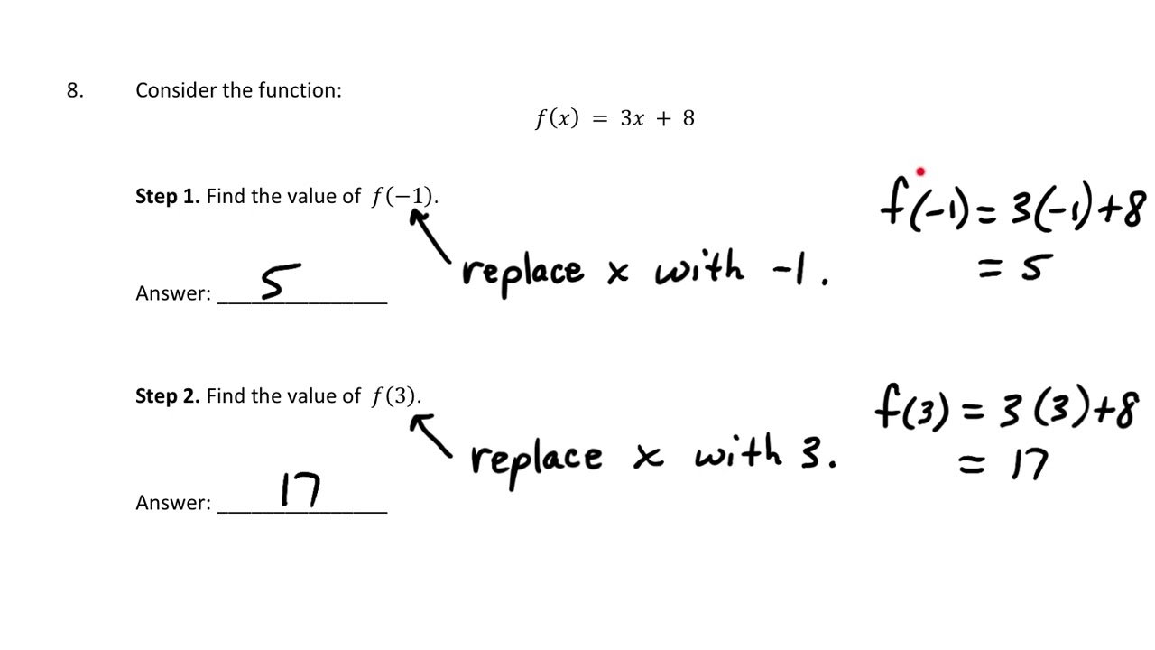 Intro.to Functions and Function Notation B