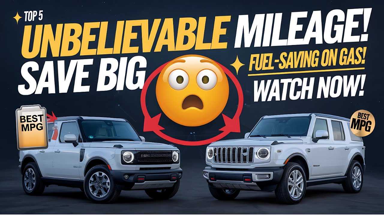 Top 5 Fuel-Efficient SUVs That Save You Money on Gas