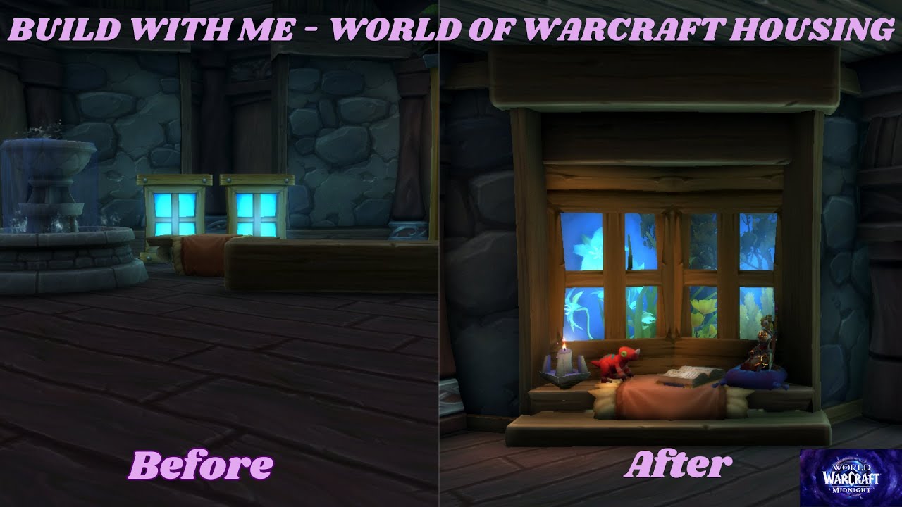 WoW Housing: 🔥 I Didn’t Expect This to Look SO GOOD... Build with me