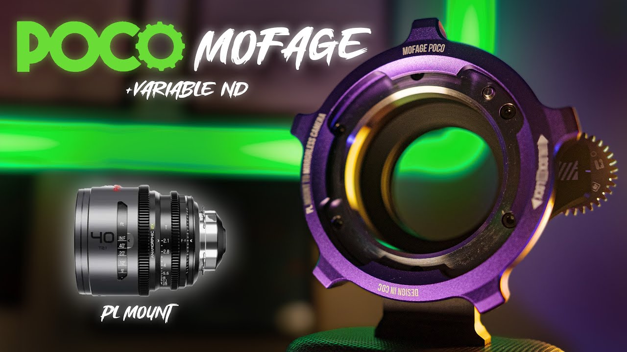 Transform Your Camera Into A Cinema Camera: Poco Mofage Pl Adapter