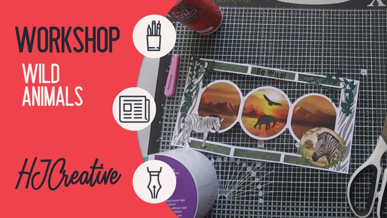 Workshop: Amy Design - Wild Animals Printed Figure Cards 3