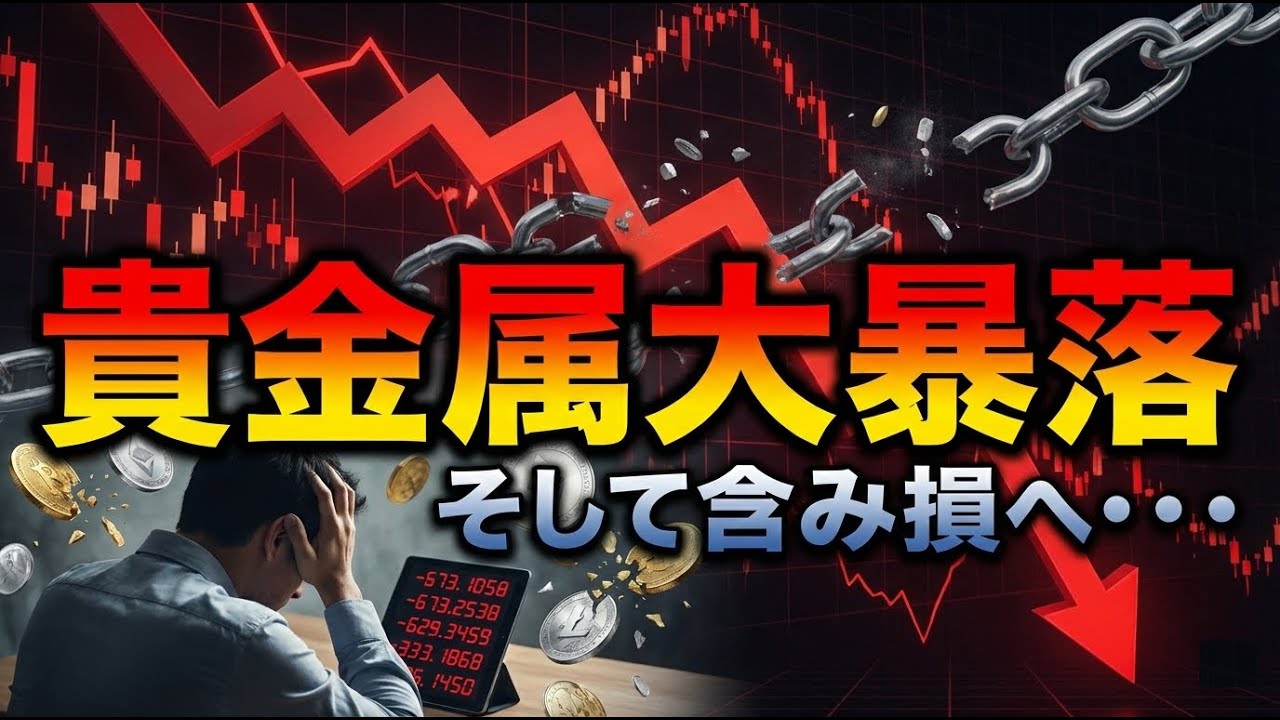 【悲報】調子に乗って高値掴み&hellip;銀とプラチナで「含み損40万円」