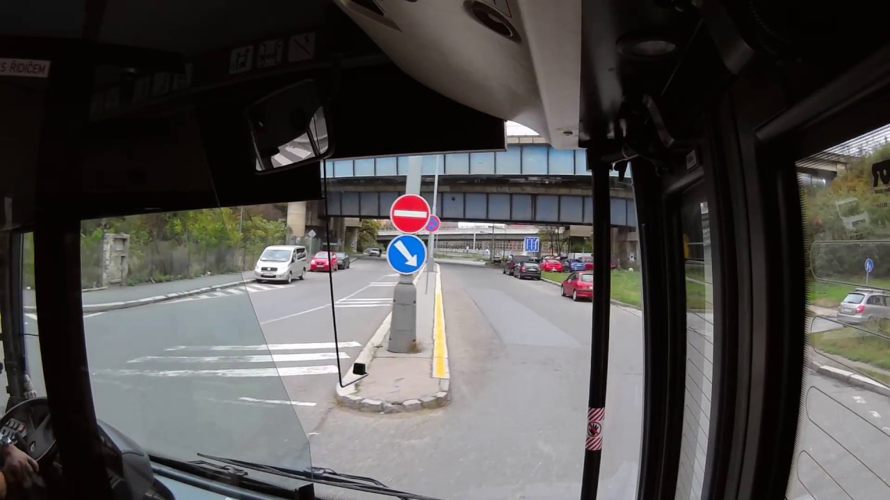 Jízda trolejbusem SOR TNB 12 na lince 58 Palmovka - Letňany