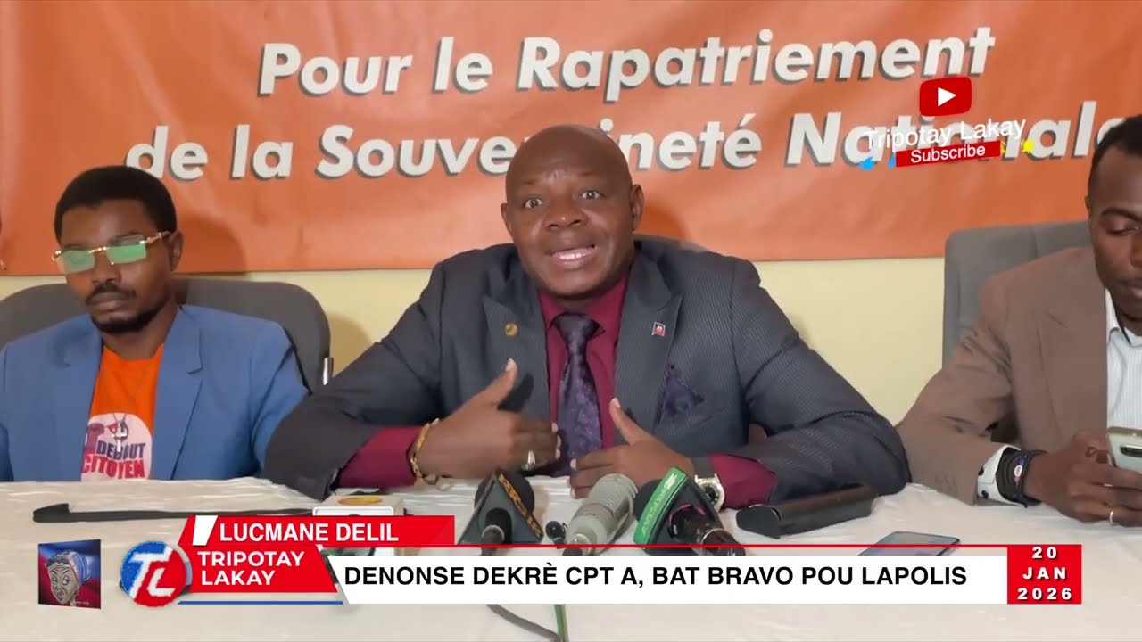 FLASH! Lucmane Delil Bat bravo pou lapolis kap dechouke gang, denonse dekrè CPT pran pou pa arete yo