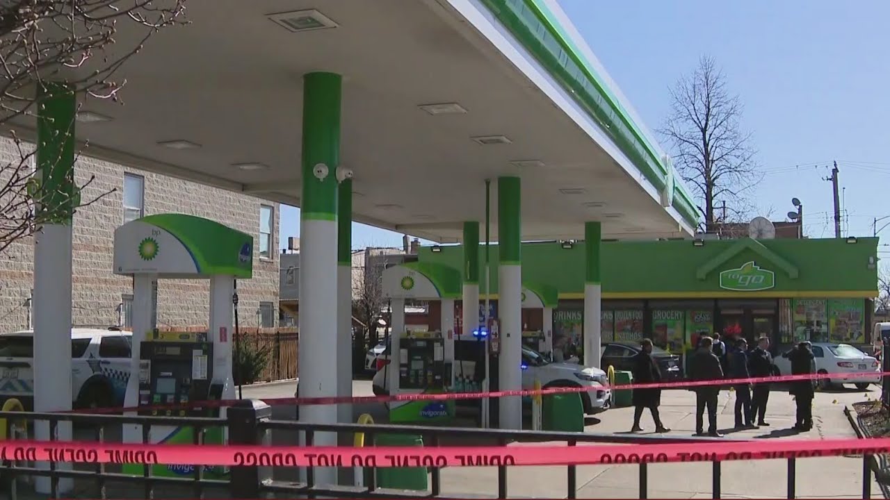 Man dead, woman injured in shooting at West Side gas station