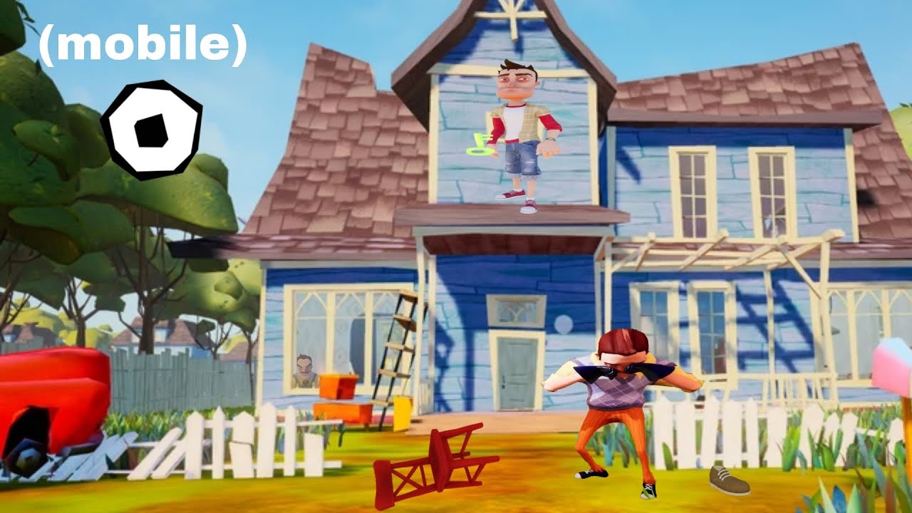 TUTORIAL hello neighbor act 1 |FULL WALKTHROUGH (mobile) 