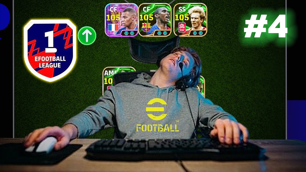 День 4. Попытка попасть в Дивизион 1 в киберфутболе #efootball #pes #gaming