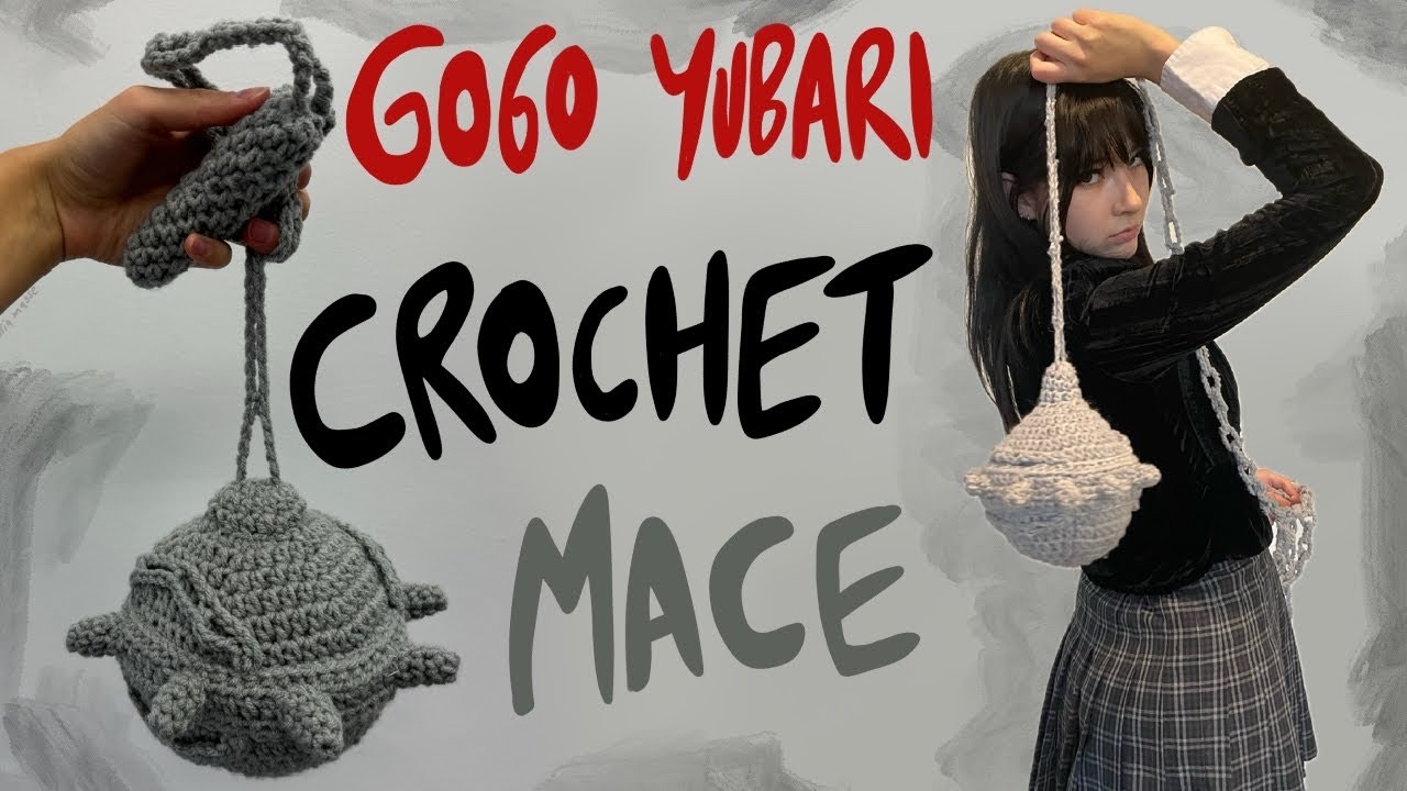 Gogo Yubari crochet mace / morningstar tutorial