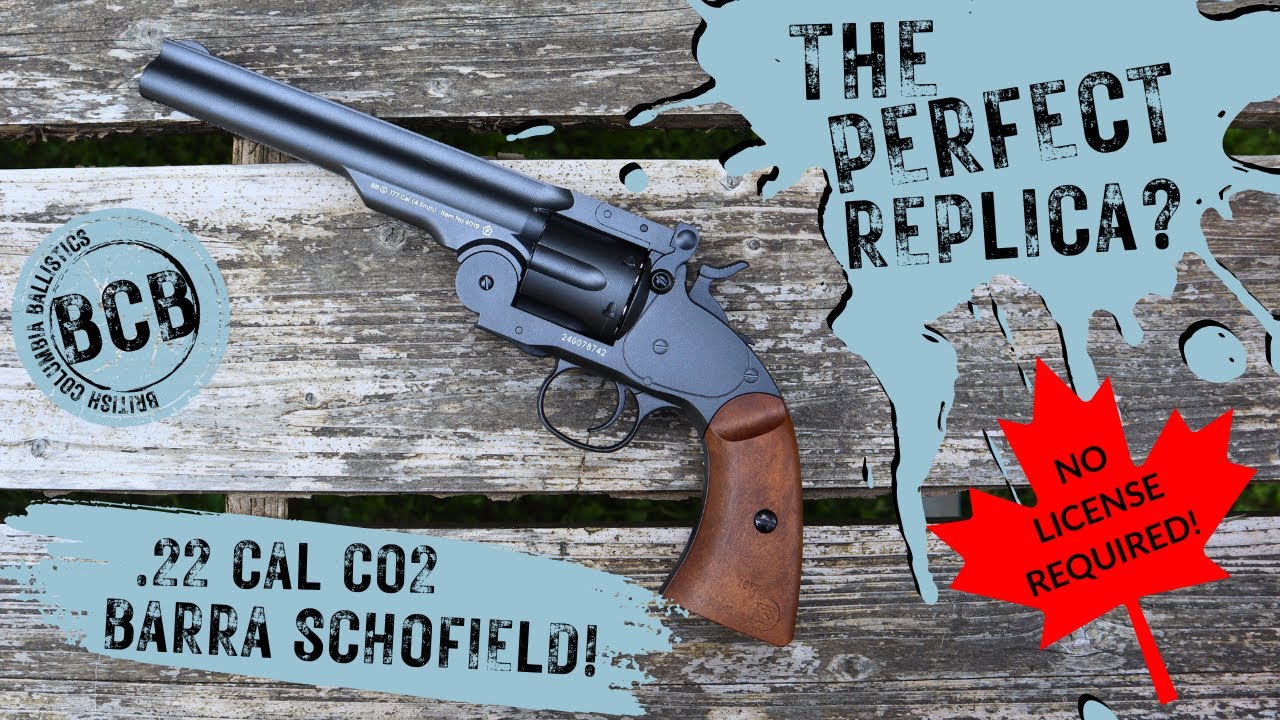 .22 cal Barra Schofield Revolver Review! BCBALLISTICS