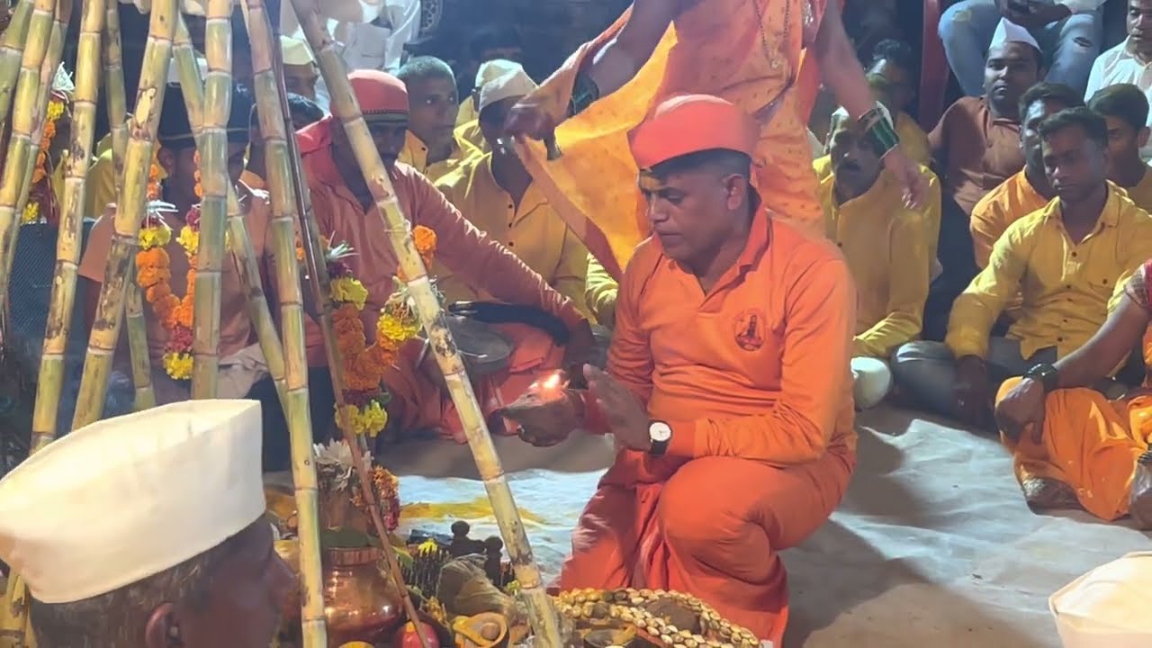 म्हसकर परिवार गोंधळ ( अर्जुनली  )विधीकर्ते -एकनाथ महाराज भोईर (वासिंद ) -1.