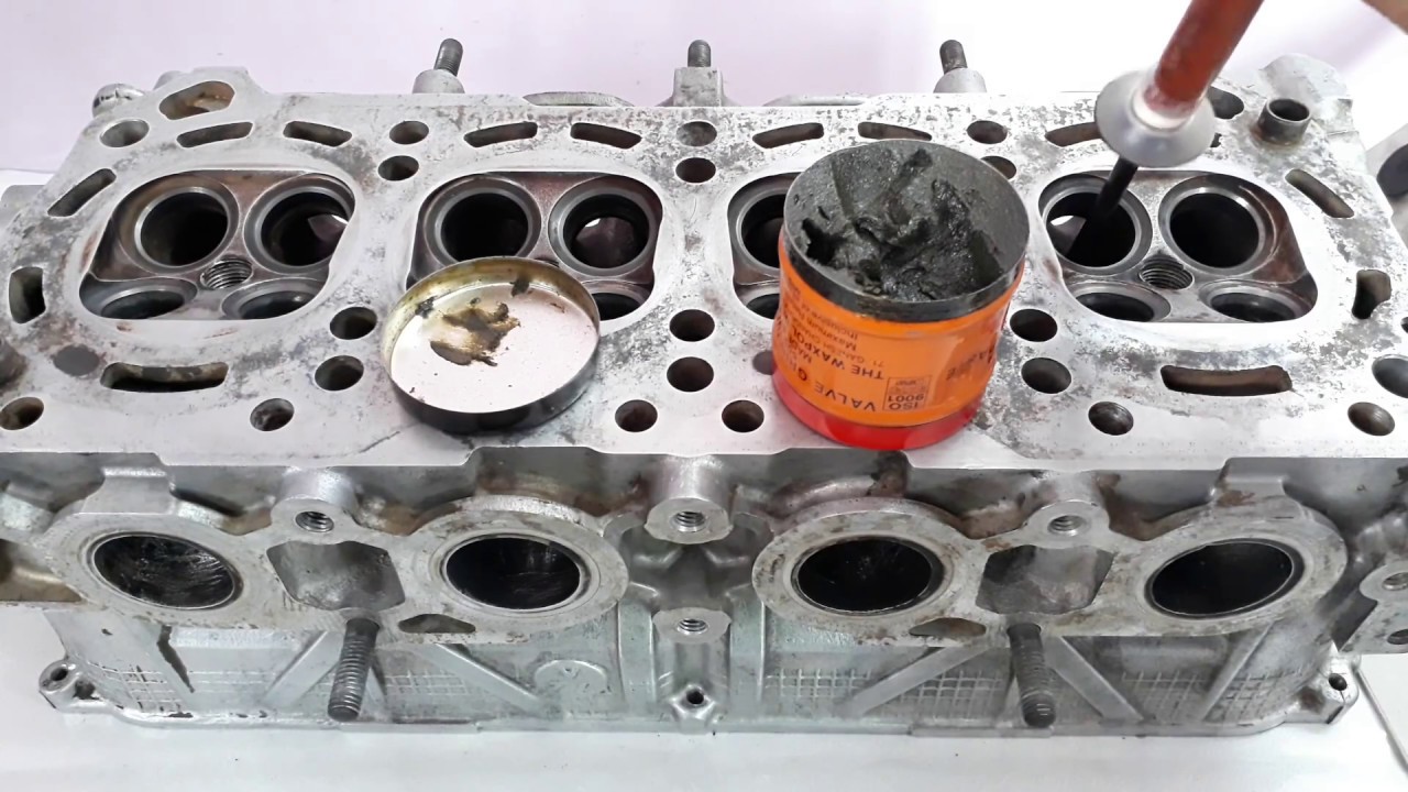 HOW TO DO VALVE LAPPING/GRINDING BY YOURSELF (HINDI)