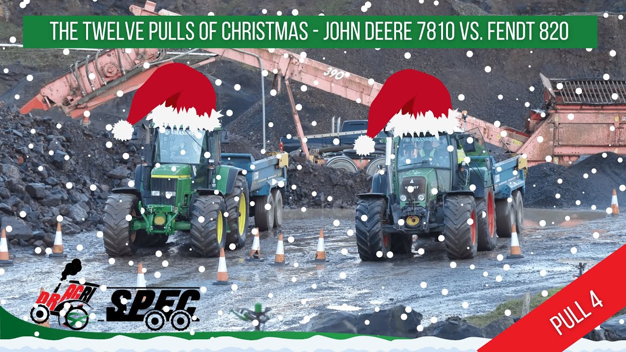 DRAGRI-SPEC - THE TWELVE PULLS OF CHRISTMAS - JD 7810 vs Fendt 820