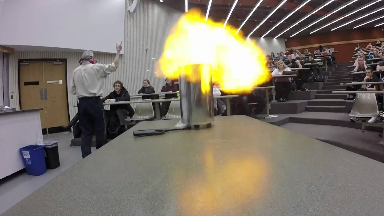 Hydrogen and Oxygen gas reaction