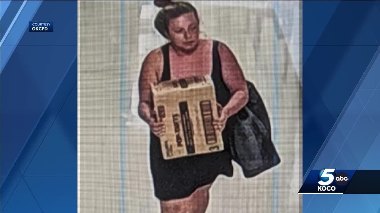 Police search for woman caught on camera breaking into OKC elementary school