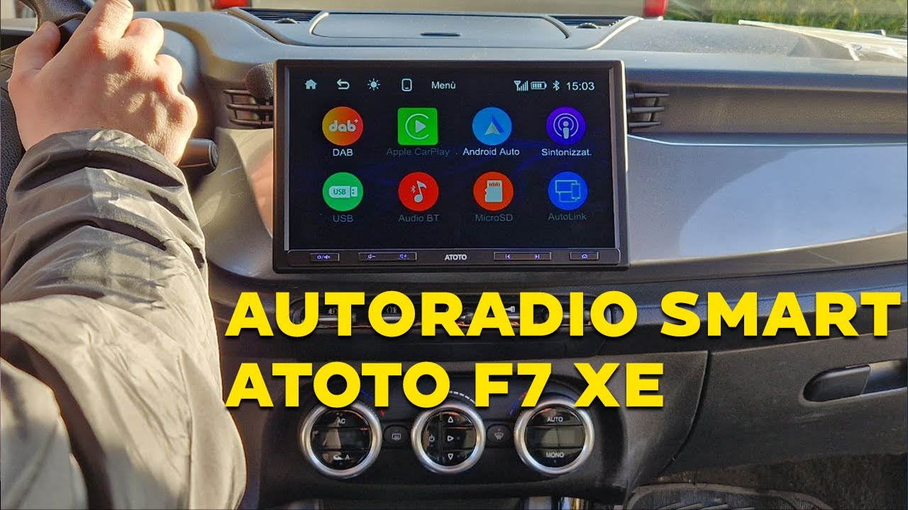 Autoradio Universale con schermo Touch Atoto F7 Xe 10 Pollici Alfa Giulietta Android Auto Wireless