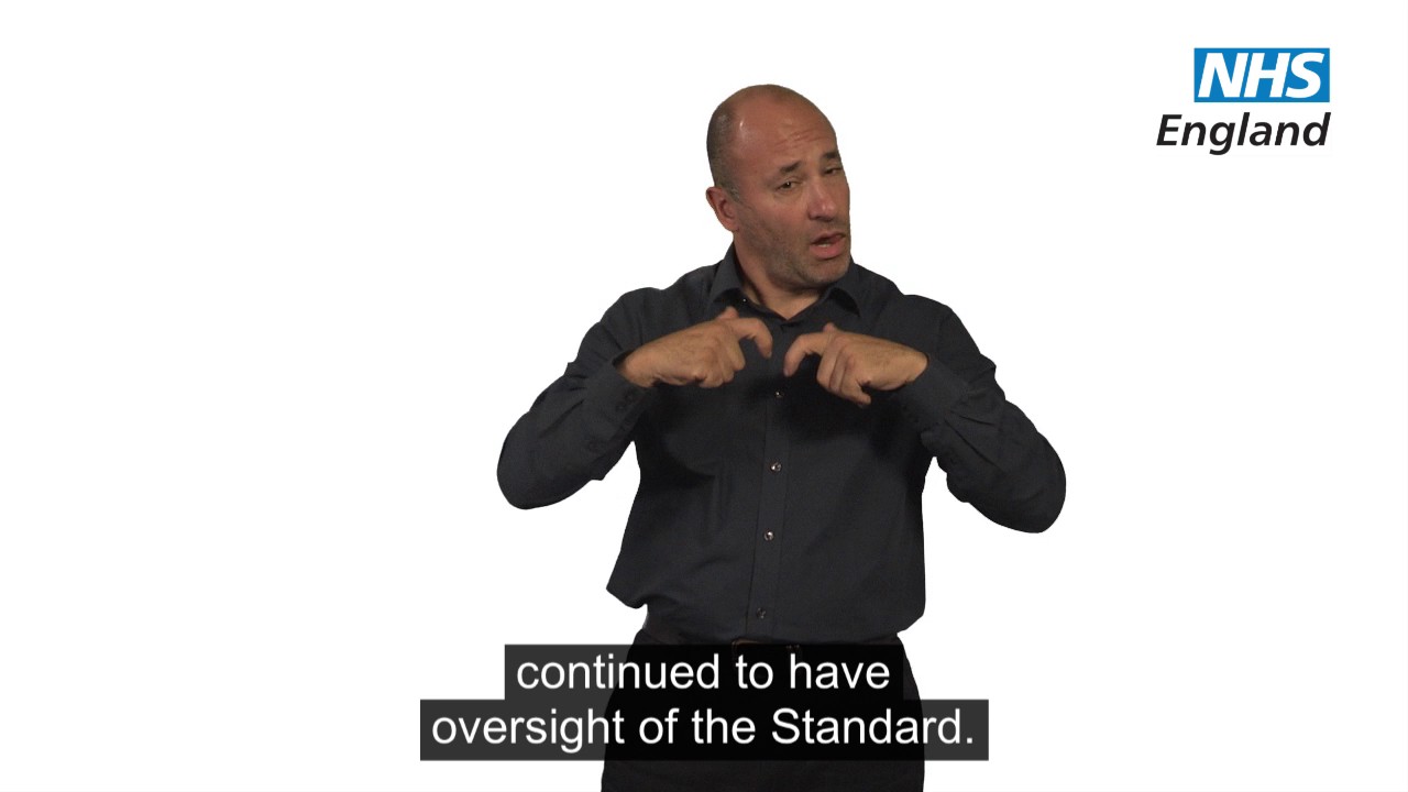 Chapter 1 Accessible Information Standard